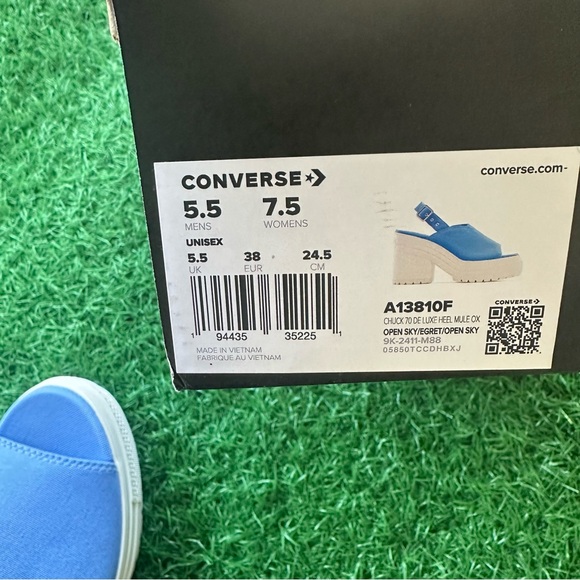 Converse Chuck 70 De Luxe Heel Mule Ox Open Sky - Picture 13 of 13